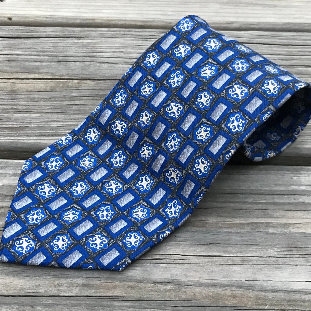 Geoffrey Beene Men Tie 100% Silk Necktie Classic T - Picture 8 of 11